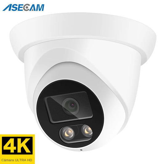 New 4K 8MP IP Camera Audio Outdoor POE H.265 Onvif Wide Angle 2.8mm AI Color Night Vision Home CCTV Video Surveillance Security