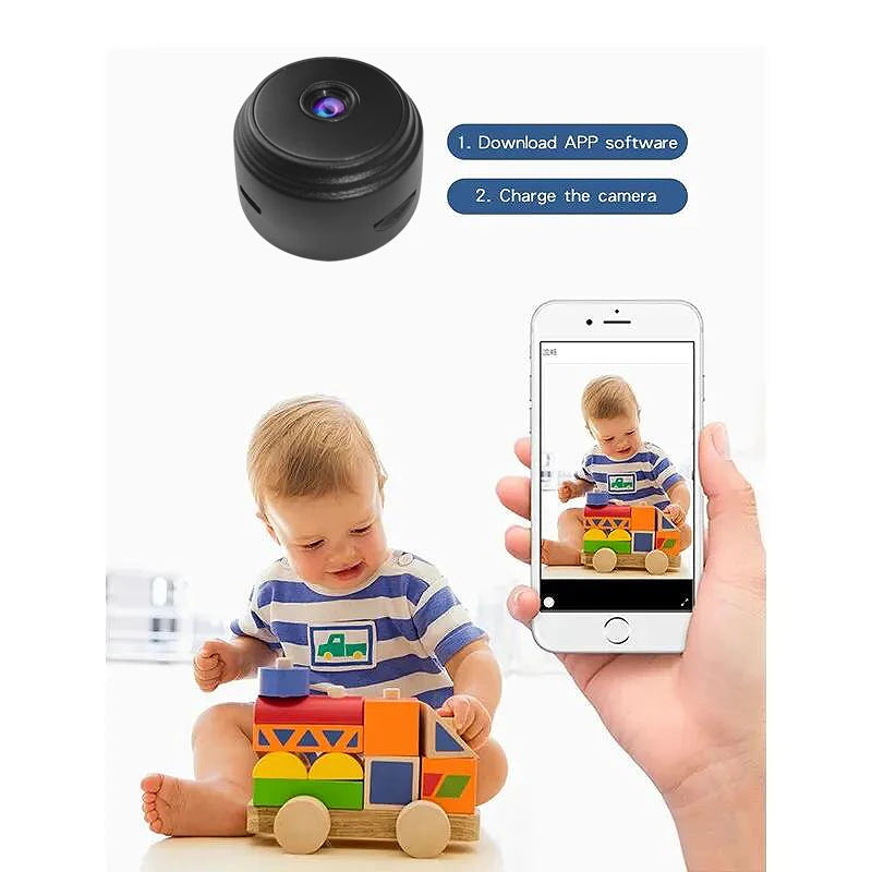 A9 HD Wifi Smart Monitor Surveillance Cameras Sensor Camcorder Web Video Home Safety Wireless Security